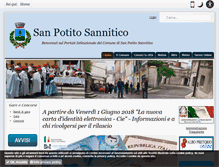 Tablet Screenshot of comune.sanpotitosannitico.ce.it